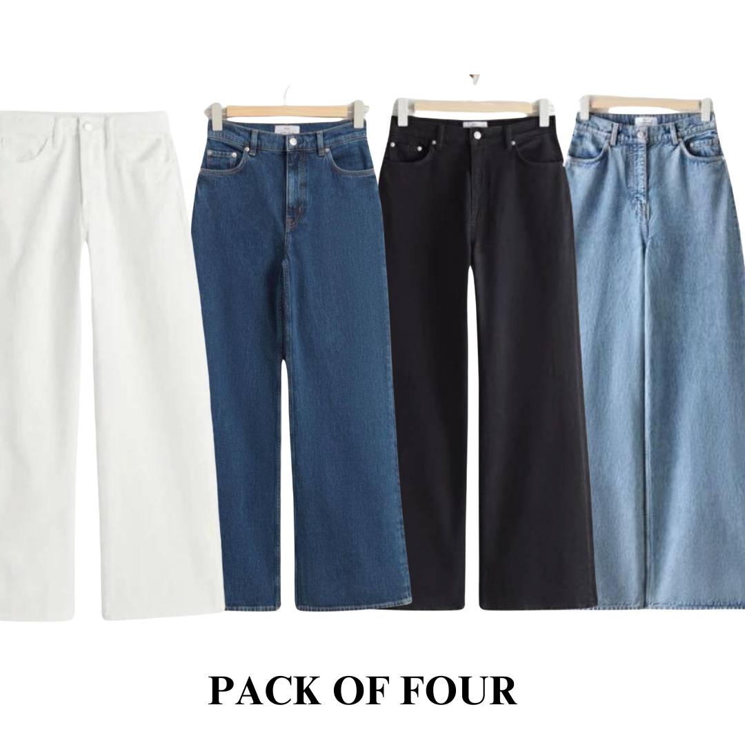 Pack of four Baggy Jeans