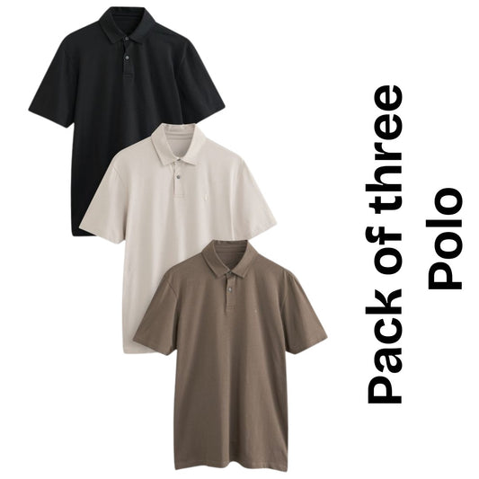 Pack Of Three Polo Tee