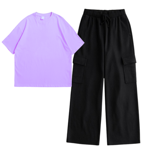 Cargo With Oversize Tee