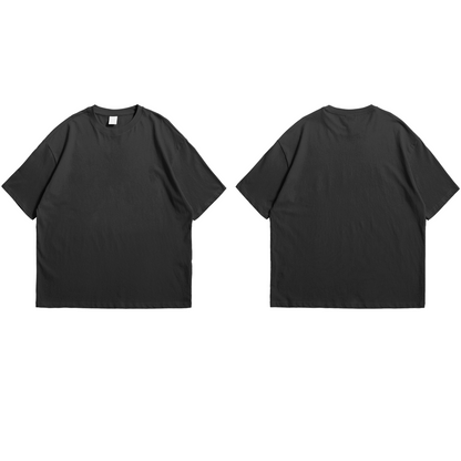 Charcoal Grey Oversize Drop Shoulder Tee